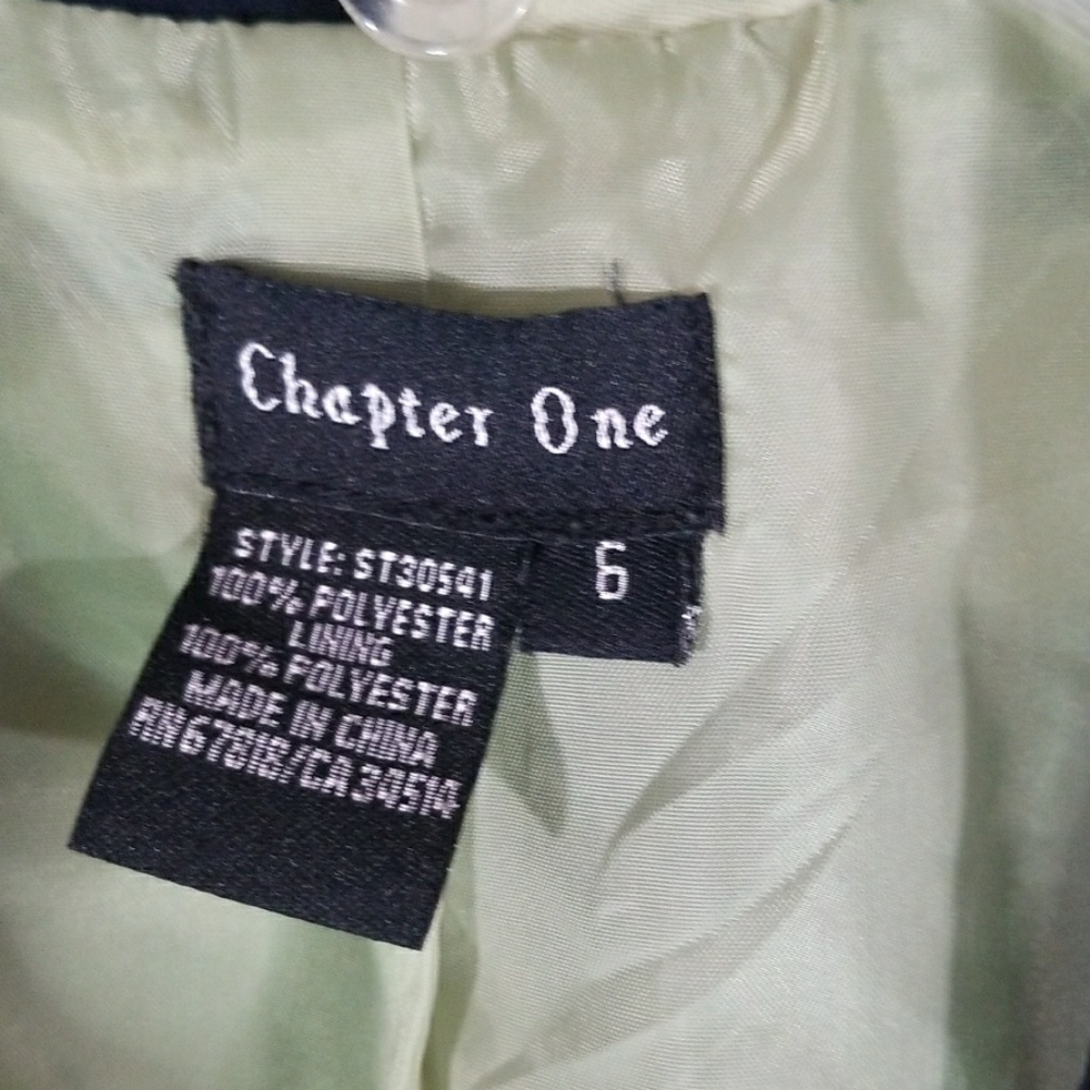 Chapter One button down collared blazer jacket 6 - Picture 5 of 8